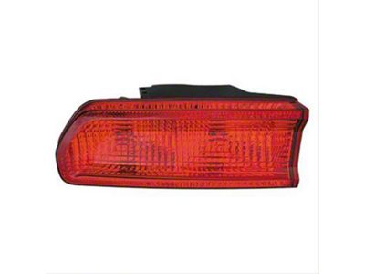 Replacement Outer Tail Light; Chrome Housing; Red Lens; Driver Side (08-14 Challenger)