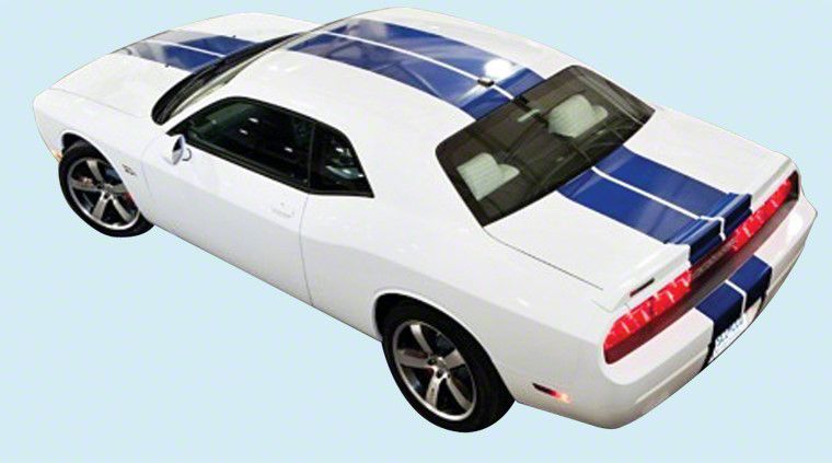 Challenger Over-Roof Stripe Kit; Red (08-14 Challenger w/ Sunroof