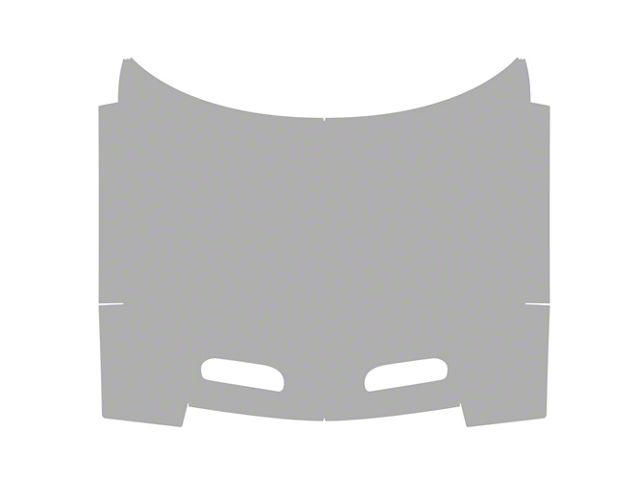 Paint Protection PPF Pre-Cut Kit; Full Hood; Gloss (19-23 Challenger SRT Hellcat Widebody)