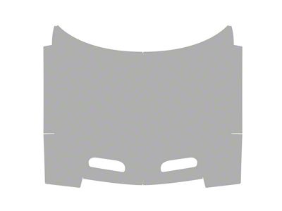 Paint Protection PPF Pre-Cut Kit; Full Hood; Gloss (19-23 Challenger SRT Hellcat Widebody)
