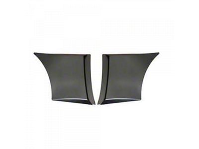 PFT Fender Scoops; Unpainted (08-23 Challenger)