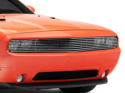 Phantom Style Stainless Steel Billet Upper Grille; Chrome (08-14 Challenger)