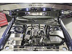 Polished Engine Harness Cover with Perforated Trim (11-14 6.4L HEMI Challenger)