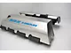 Polished Fuel Rail Covers with 392 HEMI Lettering; MOPAR Blue Solid (15-23 6.4L HEMI Challenger w/o Shaker Hood)