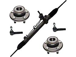 Power Steering Rack and Pinion with Wheel Hub Assemblies and Outer Tie Rods (08-10 Challenger)