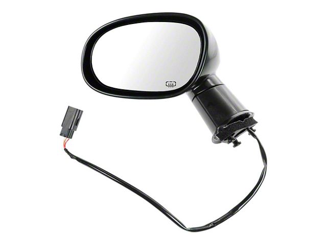 Powered Heated Mirror; Paint to Match; Driver Side (08-13 Challenger)