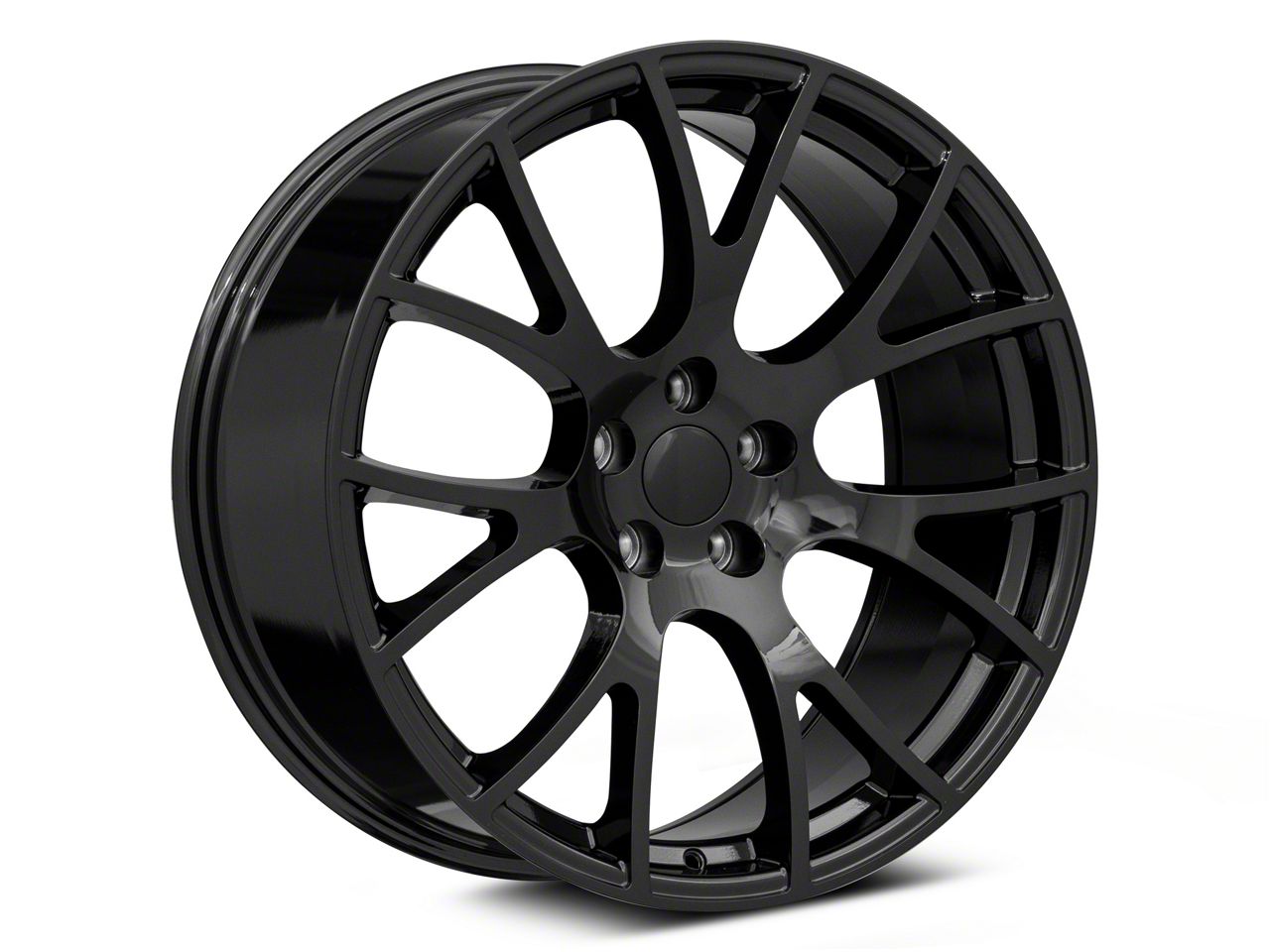 Challenger PR161 Gloss Black Wheel; 20x9; 20mm Offset (08-23 RWD