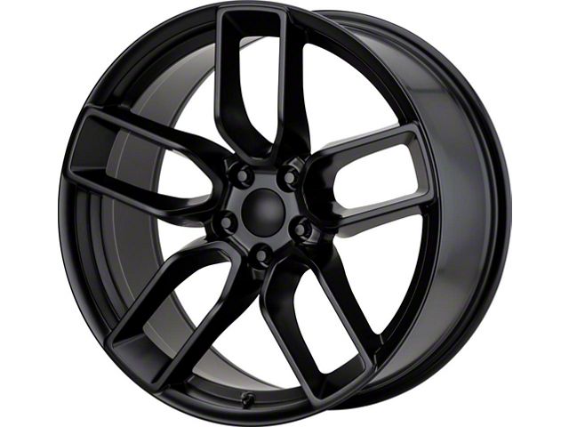 Performance Replicas PR179 Satin Black Wheel; Rear Only; 20x10.5 (08-23 RWD Challenger, Excluding Widebody)