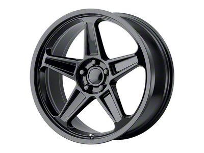 PR186 Gloss Black Wheel; Rear Only; 20x10.5; 25mm Offset (08-23 RWD Challenger, Excluding SRT Demon)