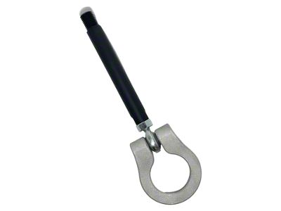 Premium Stealth Tow Hook with Cerakote Black Shaft and Paintable D-Ring; Front (15-23 Challenger)