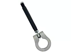 Premium Stealth Tow Hook with Cerakote Black Shaft and Paintable D-Ring; Front (15-23 Challenger)
