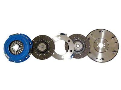 ProTwin Dual Disc Carbon Clutch Kit with Billet Steel Flywheel; 26-Spline (08-23 V8 HEMI Challenger w/ Passenger Side Starter Bell)