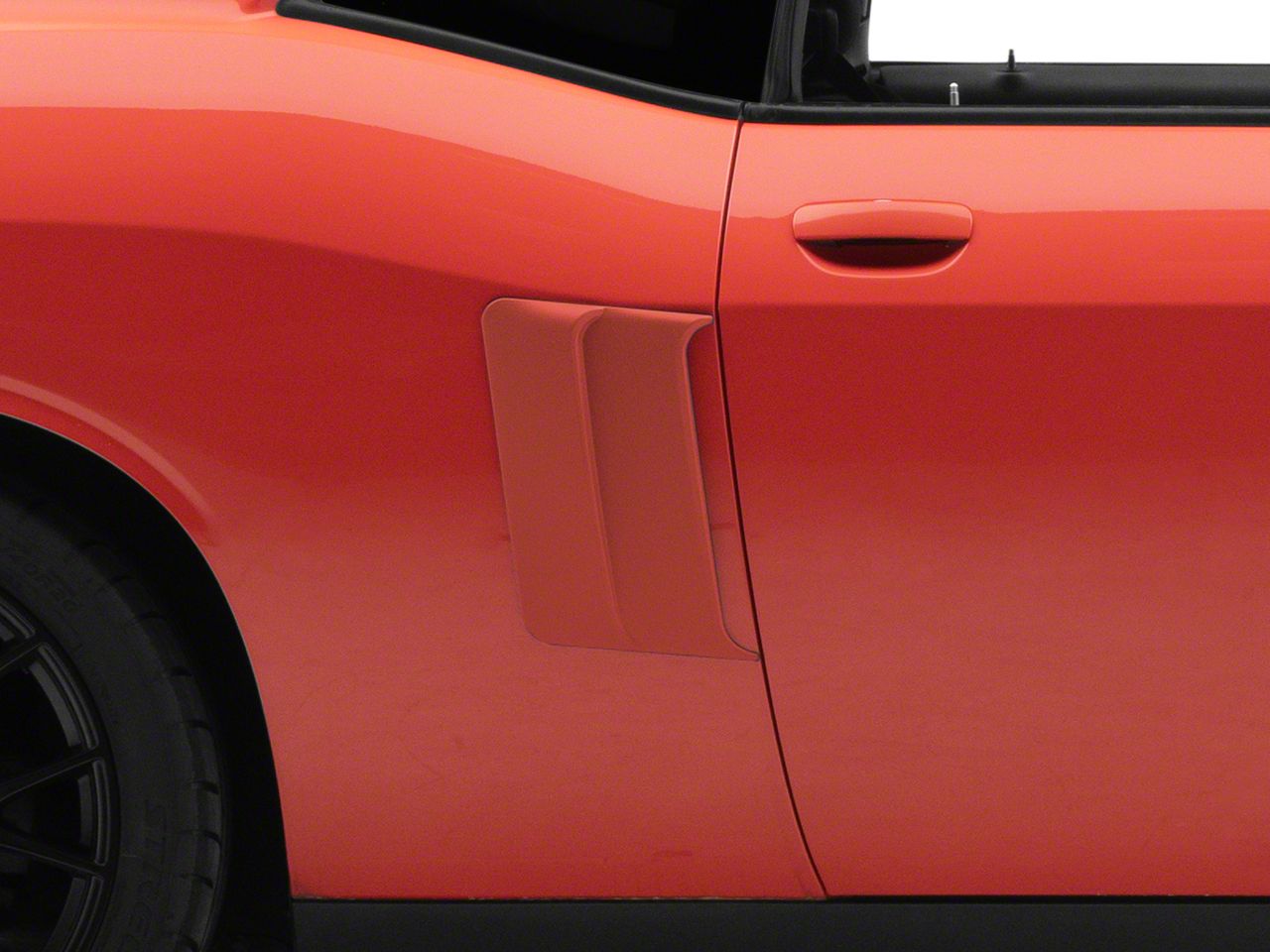 Challenger Quarter Scoops; Unpainted (08-23 Challenger) - Free