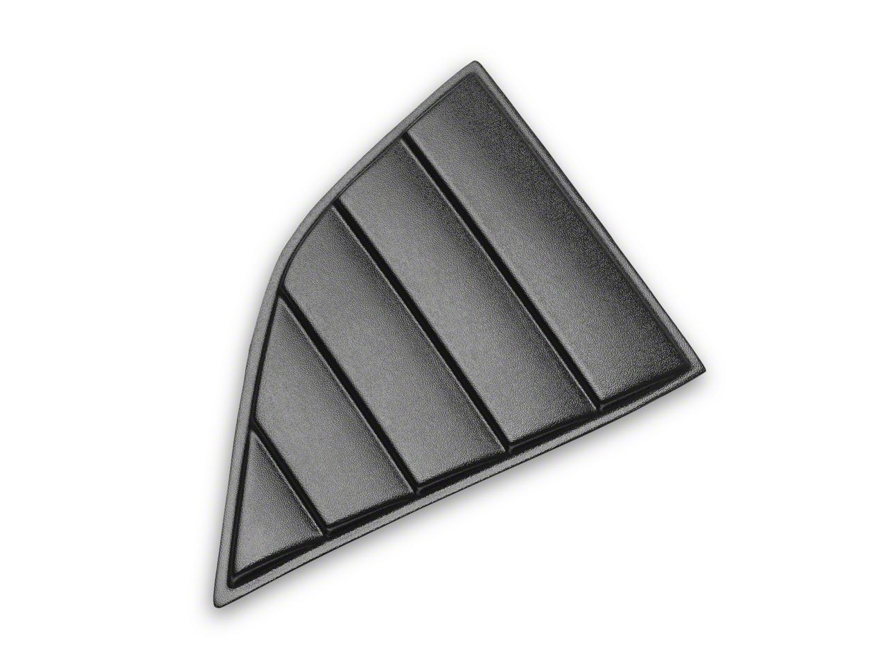 Challenger Quarter Window Louvers; Gloss Black (08-23 Challenger