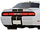 Rally Double Center Stripes; Gloss Black (15-18 Challenger)