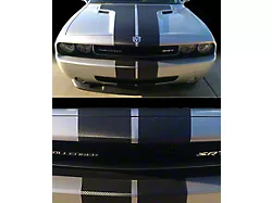 Rally Stripes; Carbon Fiber (11-14 Challenger)
