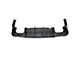 RC Rear Diffuser; Gloss Honeycomb Weave Carbon Fiber (15-23 Challenger, Excluding Widebody)