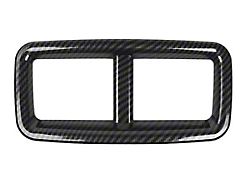 Rear A/C Vent Trim; Carbon Print (15-23 Challenger)