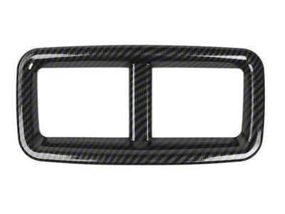 Rear A/C Vent Trim; Carbon Print (15-23 Challenger)