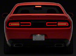 Rear Black Out Panel; Smoked (15-23 Challenger)