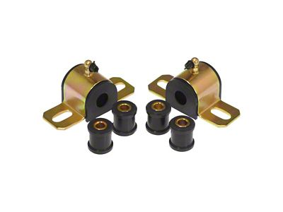 Rear Sway Bar Bushing Kit; 11/16-Inch Bar; Black (08-10 Challenger)