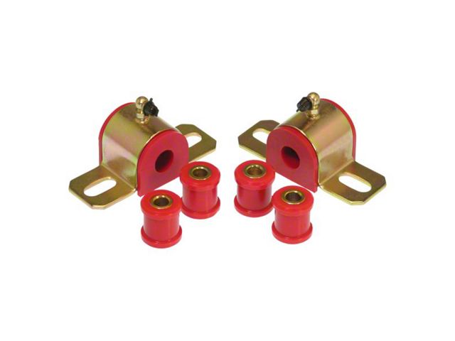 Rear Sway Bar Bushing Kit; 11/16-Inch Bar; Red (08-10 Challenger)