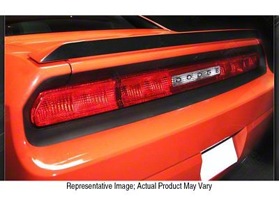 Rear Wing Blackout Stripe; Gloss Red (19-23 Challenger)