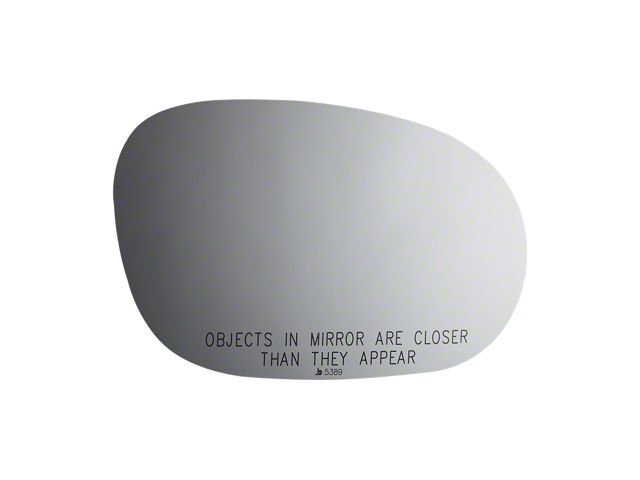 Redi-Cuts Drop Fit Side View Mirror Glass; Passenger Side (08-21 Challenger)