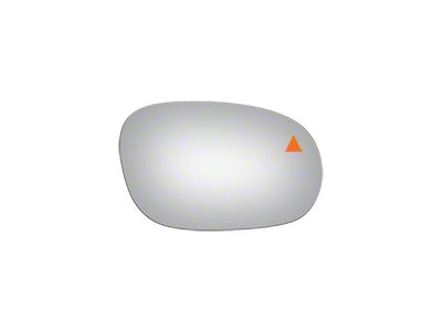 Redi-Cuts Fit Over Side View Mirror Glass with Blind Spot Cross Path; Passenger Side (15-21 Challenger)