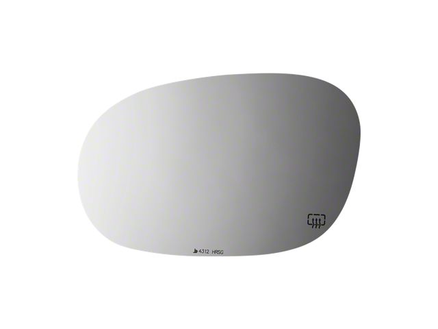 Redi-Cuts RSG Heated Side View Mirror Glass; Driver Side (08-21 Challenger)