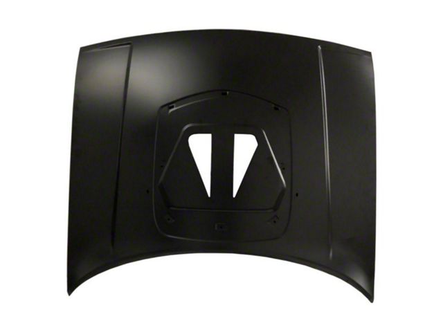 Replacement Hood Panel Assembly with Hood Scoop; Unpainted (12-14 Challenger)