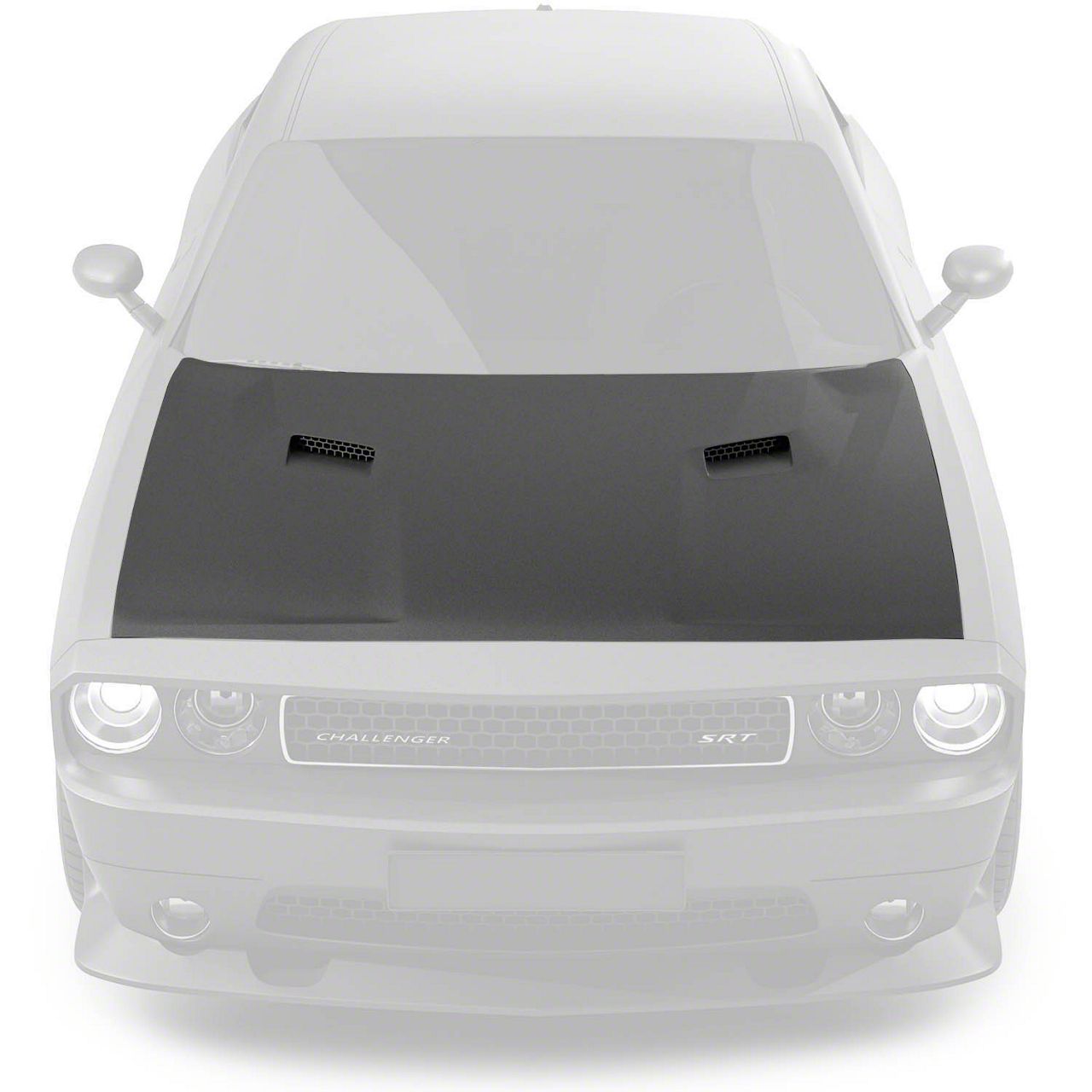 Challenger Replacement Hood; Unpainted (15-23 Challenger R/T, SXT