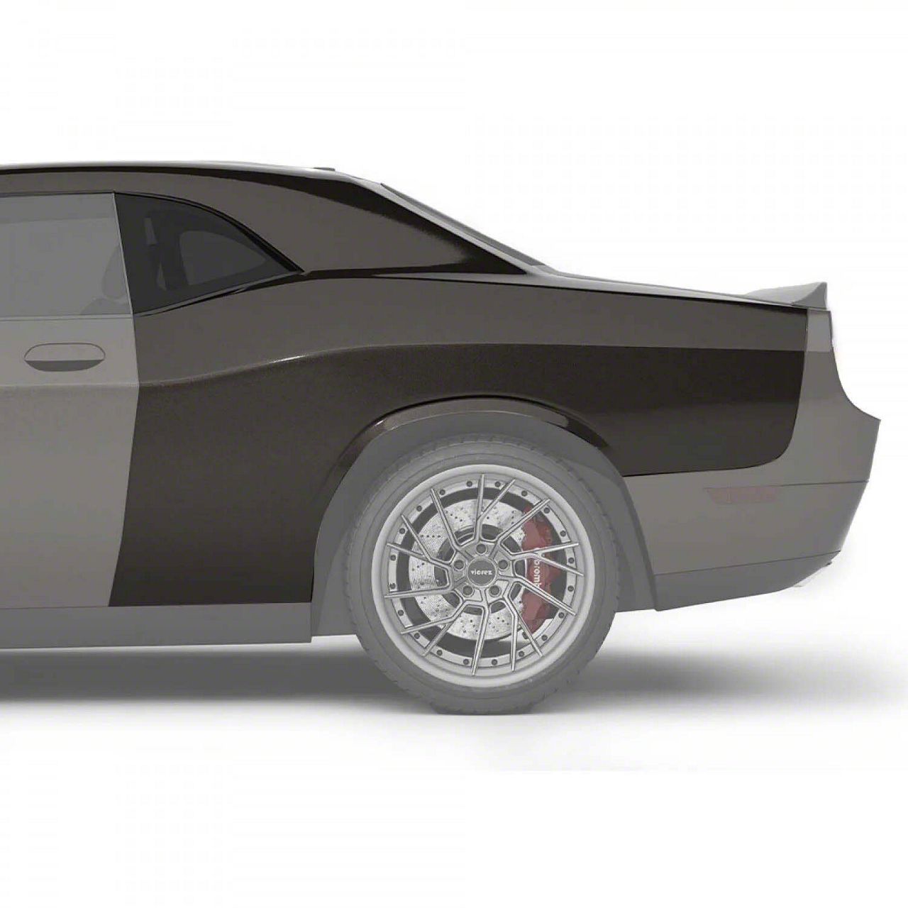 トップス Challenger Fit 18-23 Dodge Challenger Wide Body Red Eye Front Bumper