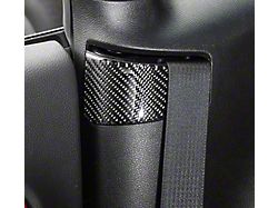 Seat Belt Guide Panels; Carbon Print (15-23 Challenger)