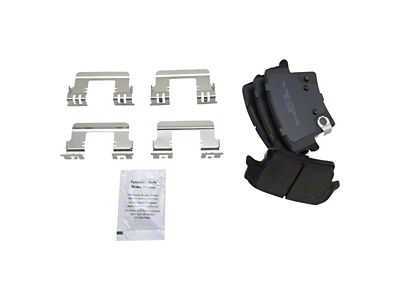 Semi-Metallic Brake Pads; Rear Pair (09-23 V6 Challenger; 09-18 Challenger R/T; 2014 Challenger Rallye Redline; 17-18 Challenger T/A)