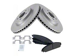 Semi-Metallic Brake Rotor and Pad Kit; Front (08-19 Challenger w/ 13.60-Inch Front Rotors & Vented Rear Rotors)