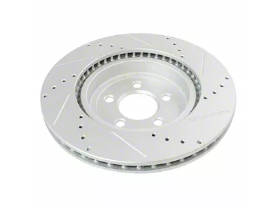 Semi-Metallic Performance Brake Rotor and Pad Kit; Front (08-23 Challenger w/ 13.60-Inch Front Rotors)