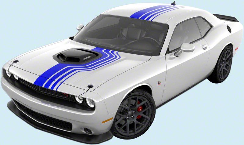 Challenger Shakedown Shaker Style Top Stripes; Blue (15-23