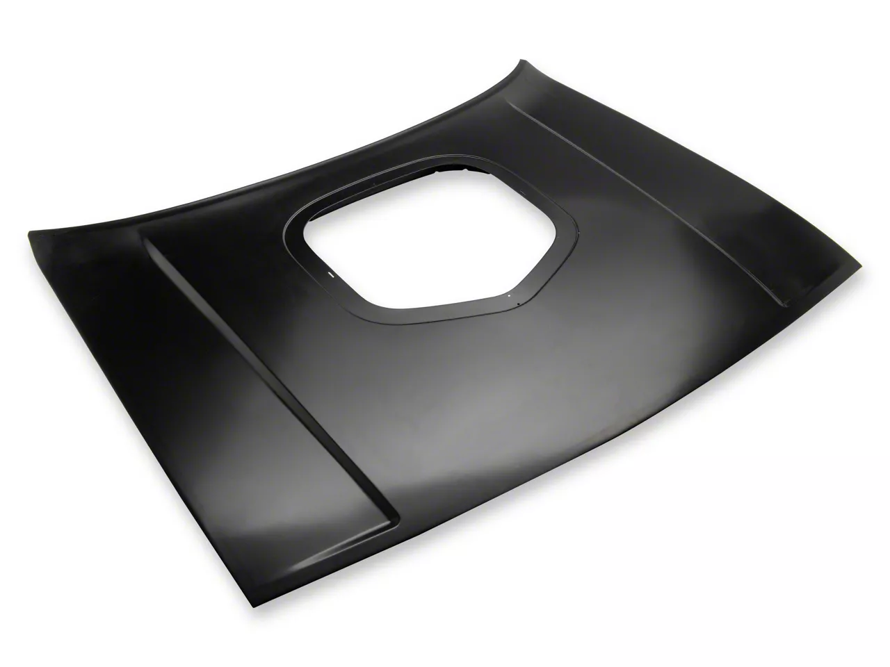 Challenger Shaker Style Hood; Unpainted (0823 Challenger) Free Shipping