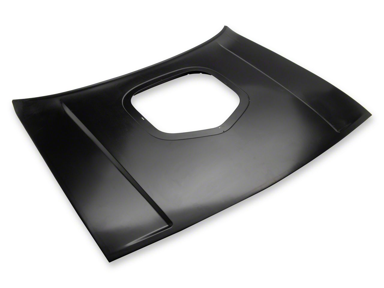 Challenger Shaker Style Hood; Unpainted (08-23 Challenger