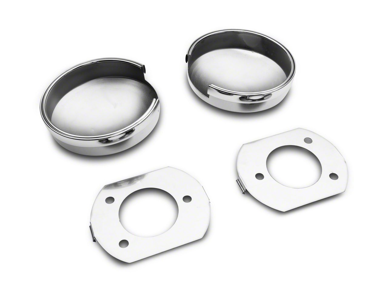 challenger ケース　madeinchallenger Challenger Shock Tower Dome Covers; Chrome (08-23 Challenger