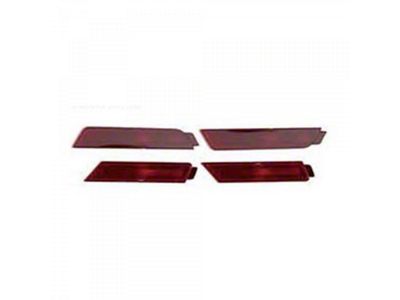 Side Marker Lights; Red (08-23 Challenger, Excluding Widebody)
