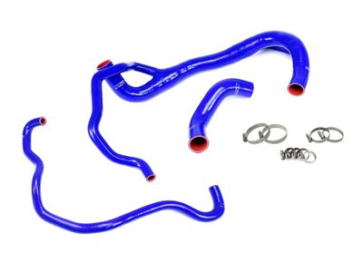 Silicone Radiator Coolant Hose Kit; Blue (15-23 6.4L HEMI Challenger)