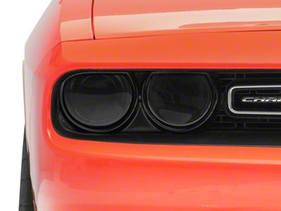 Headlight Covers; Smoked (15-23 Challenger)