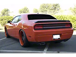Rear Center Section Tail Light Cover; Smoked (08-14 Challenger)