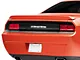Rear Center Section Tail Light Cover with Opening for Dodge Logo; Smoked (08-14 Challenger)