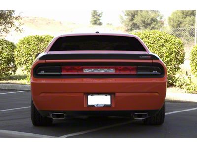 Tail Light Covers; Smoked (08-14 Challenger)
