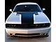 Solid Style T-Hood Stripes; Gloss Black (08-10 Challenger)