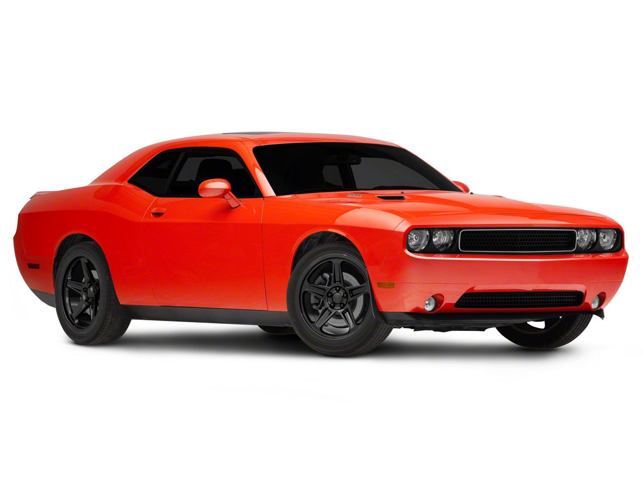 Challenger SRT Demon Style Gloss Black Wheel; Rear Only Challenger SRT Demon Style Gloss Black Wheel; Rear Only