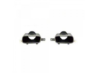 SRT Style Square Square Exhaust Tips (08-23 Challenger)